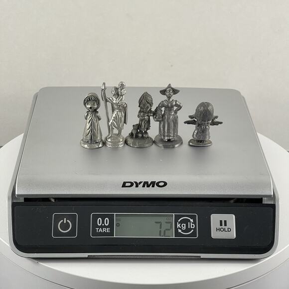 Vintage Pewter Figurines Lot Of 5 - Picture 7 of 7